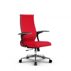 Кресло офисное МЕТТА B 2b 19/U158, Основание 17834 Комплект 3 Красное