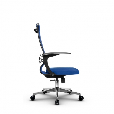 Кресло офисное Метта МЕТТА B 2b 19/U158, Основание 17834 Комплект 3 Синее