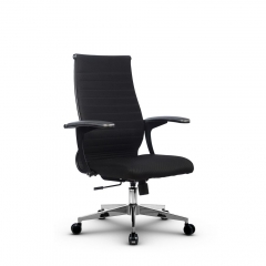 Кресло офисное Метта МЕТТА B 2b 19/U158, Основание 17834 Комплект 3 Черное