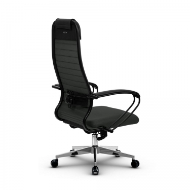 Кресло офисное Метта МЕТТА B 1b 21/K130, Основание 17834 Комплект 3 Темно-серое