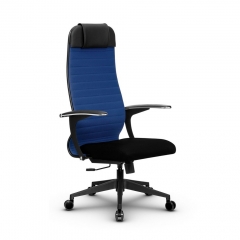 Кресло офисное МЕТТА B 1b 21/U158, Основание 17832 Комплект 4 Синее Черное