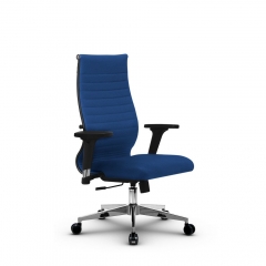 Кресло офисное МЕТТА B 2b 19/2D, Основание 17834 Комплект 3 Синее