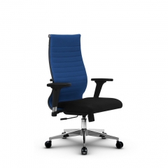 Кресло офисное МЕТТА B 2b 19/2D, Основание 17834 Комплект 3 Синее Черное
