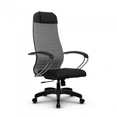 Кресло офисное МЕТТА B 1b 21/K131, Основание 17831 Комплект 1 Светло-серое Черное