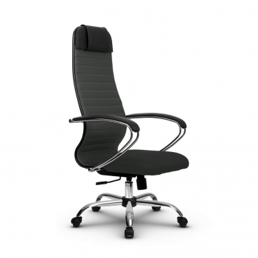 Кресло офисное Метта МЕТТА B 1b 21/K131, Основание 17833 Комплект 2 Темно-серое