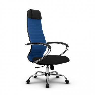 Кресло офисное Метта МЕТТА B 1b 21/K131, Основание 17833 Комплект 2 Синее Черное