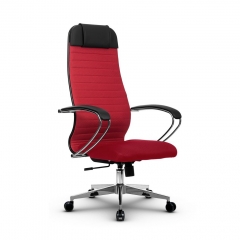Кресло офисное МЕТТА B 1b 21/K131, Основание 17834 Комплект 3 Красное