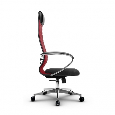 Кресло офисное Метта МЕТТА B 1b 21/K131, Основание 17834 Комплект 3 Красное Черное