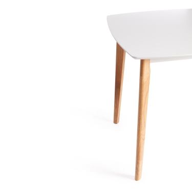 Стул WISHBONE mod. C-5280 дерево гевея, ткань , 53 х 56 х 77 см , Темный орех HN GLAZE, ткань коричневый SL-19