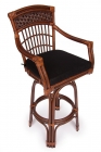 Барный стул Tetchair Andrea Pecan Washed античн. орех, Ткань рубчик, цвет кремовый