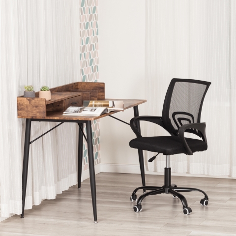 Кресло офисное Tetchair BM-520M ткань, черный