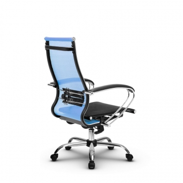 Кресло офисное Метта МЕТТА B 2m 9/K131, Основание 17833 Комплект 2 Васильковое Черное