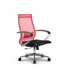 Кресло офисное МЕТТА B 2m 9/K131, Основание 17834 Комплект 3 Красное Черное