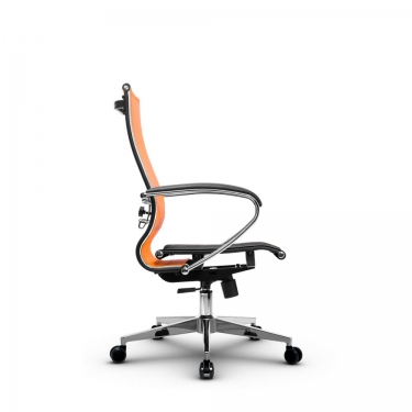 Кресло офисное Метта МЕТТА B 2m 9/K131, Основание 17834 Комплект 3 Оранжевое Черное