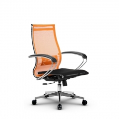 Кресло офисное МЕТТА B 2m 9/K131, Основание 17834 Комплект 3 Оранжевое Черное