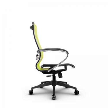 Кресло офисное Метта МЕТТА B 2m 9/K131, Основание 17832 Комплект 4 Лайм Черное