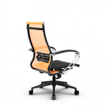 Кресло офисное Метта МЕТТА B 2m 9/K131, Основание 17832 Комплект 4 Оранжевое Черное