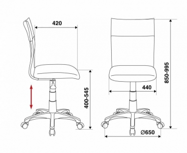 Кресло   CH-1399 GREY Серое