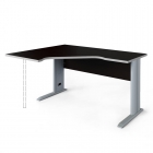 Рабочая станция левая metal POINTEX SWF27415401 Темный дуб