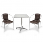 Комплект мебели Афина-мебель LFT-3099B/T3125-60x60 Brown 2Pcs