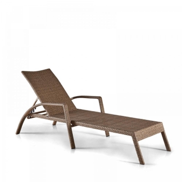 Шезлонг-лежак плетеный Афина-мебель A30B-W56 Light Brown