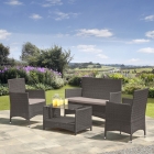 Комплект мебели для отдыха Афина-мебель AFM-2025G Grey