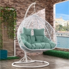 Подвесное кресло Афина-мебель AFM-109A White/Green