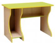 Стол Матрица компьютерный Юниор-11.2 Дуб молочный/Синий