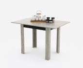 Стол обеденный Рост поворотно-раздвижной Премьера Пикард/Черный