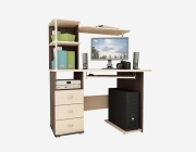 Компьютерный СанТан стол Lexx КС-41 левый Венге/Дуб млечный