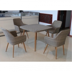 Комплект плетеной мебели T368/Y360B-W65 4PCS Light Brown