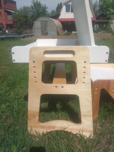 Комплект парта и стул Россия растущие