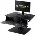 Подставка на компьютерный стол для работы стоя Eureka EUREKA ERK-CV-31B Черный