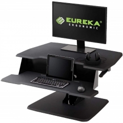 Подставка на компьютерный стол для работы стоя EUREKA ERK-CV-31B Черный