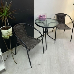 Комплект мебели Асоль-LR02 LRC-02/LRT-02-D60 Dark Brown 2Pcs