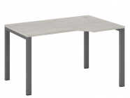 Стол эргономичный правый на металлоопорах POINTEX New Line NLN36322524 Дуб шамони светлый