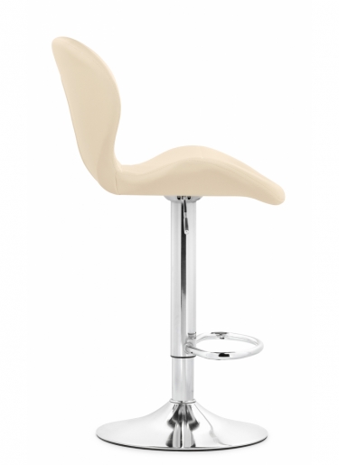 Барный стул  Trio beige / chrome