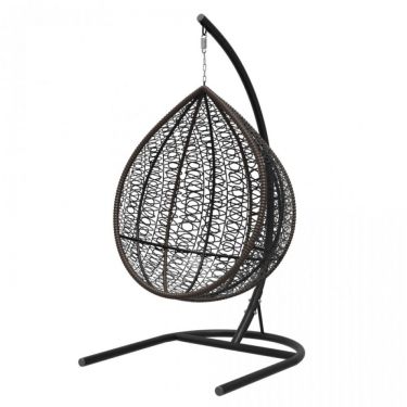 Кресло подвесное Комфорт Бороло brown Синий