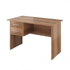 Стол однотумбовый Монолит Канцлер КЦ06.40 левый Бук артизан трюфельный