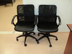 Офисное кресло Бюрократ Бюрократ CH-590 BLACK спинка сетка