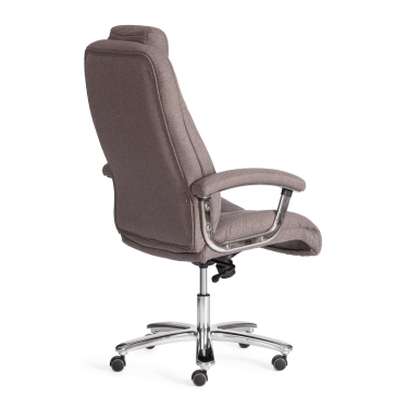 Кресло офисное Tetchair Trust max, ткань рогожка Nice, мокко (серо-бежевая)