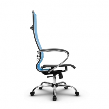 Кресло офисное Метта МЕТТА B 1m 7/K131, Основание 17833 Комплект 2 Васильковое Черное