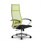 Кресло офисное Метта МЕТТА B 1m 7/K131, Основание 17834 Комплект 3 Лайм Черное