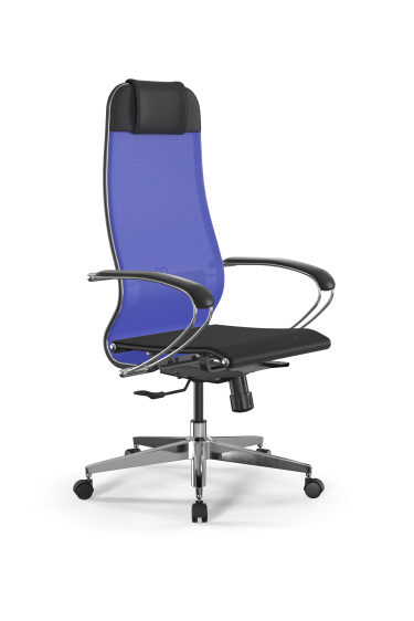 Кресло офисное ErgoLife SynchroSit 10 B1-104K - T Васильковый-Черный*