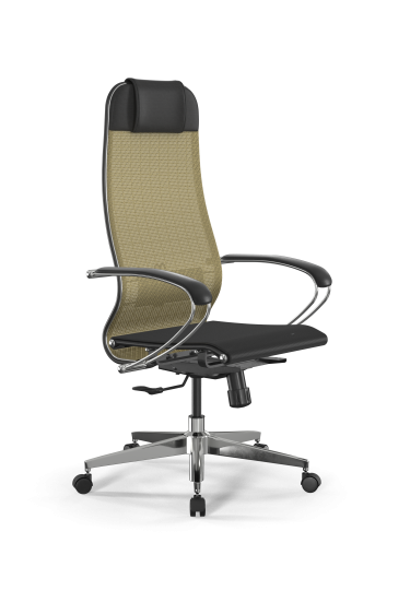 Кресло офисное ErgoLife SynchroSit 10 B1-104K - T Золотой ротанг-Черный*