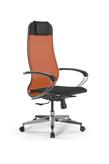 Кресло офисное ErgoLife SynchroSit 10 B1-104K - T Оранжевый-Черный*