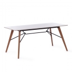 Стол Tetchair RUSTO mod. 289А МДФ/металл, 160 х 90 х 75 см , white белый