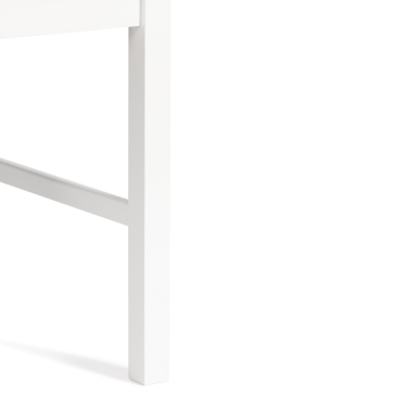 Обеденный комплект Tetchair Хадсон / Hudson Dining Set, pure white, ткань коричнево-золотая