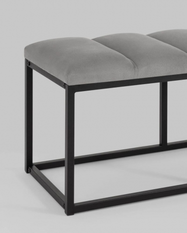 Банкетка Stool Group Хостен 2 велюр Серый