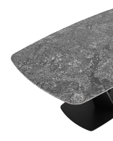 Стол обеденный Stool group Аврора, 180х90, керамика черная
